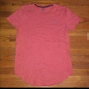 Salmon colored Hollister T-shirt